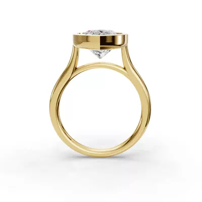 Emery Bezel Solitaire Engagement Ring (2mm)