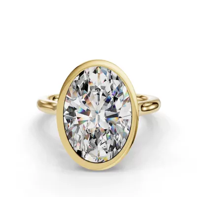 Emery Bezel Solitaire Engagement Ring (2mm)