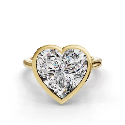 Emery Bezel Solitaire Engagement Ring (2mm)