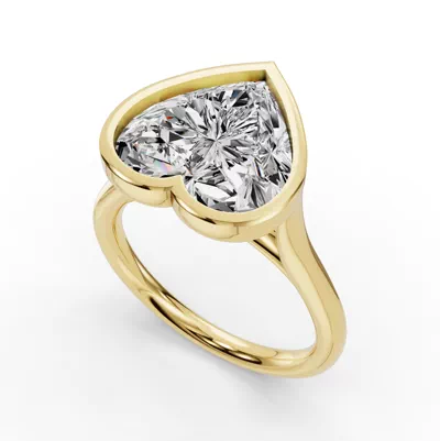 Emery Bezel Solitaire Engagement Ring (2mm)