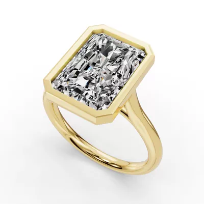Emery Bezel Solitaire Engagement Ring (2mm)