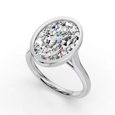 Emery Bezel Solitaire Engagement Ring (2mm)