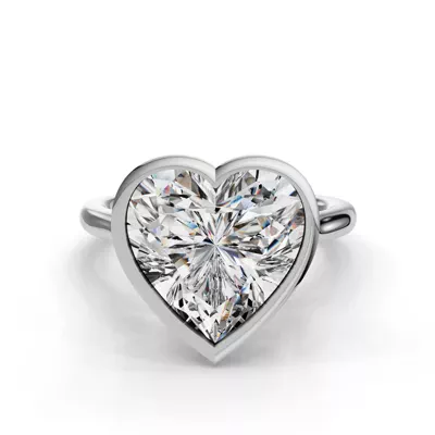 Emery Bezel Solitaire Engagement Ring (2mm)