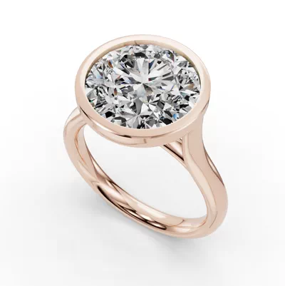 Emery Bezel Solitaire Engagement Ring (2.5mm)