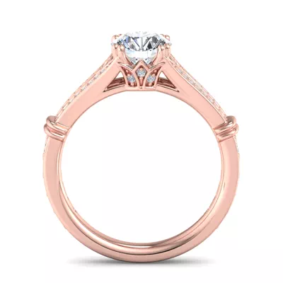 Georgia Art Deco Engagement Ring