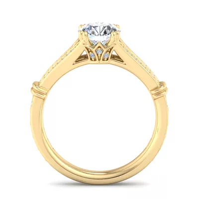 Georgia Art Deco Engagement Ring