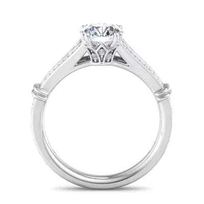 Georgia Art Deco Engagement Ring