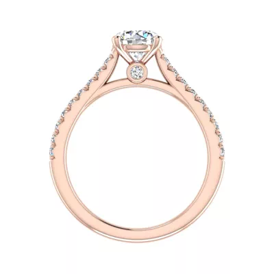 Gianna French Pave Cathedral Engagement Ring