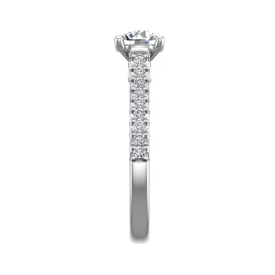 Gianna French Pave Cathedral Engagement Ring