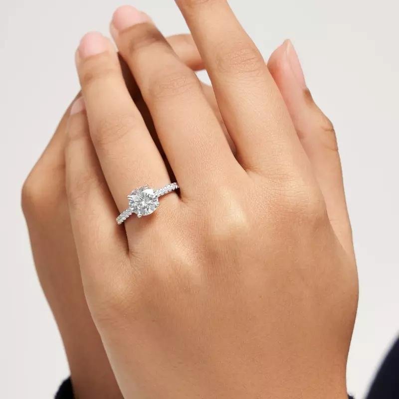 14K White Gold Catalina Engagement Ring
