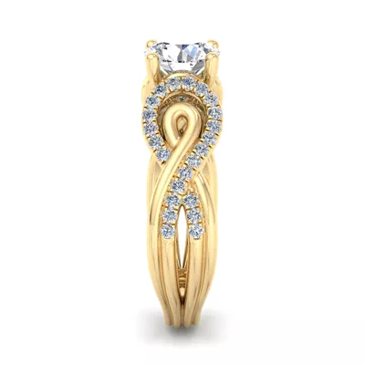 Kimberly Matching Band For Engagement Ring