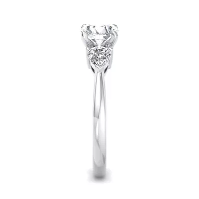 Madison Three-Stone Pear Engagement Ring