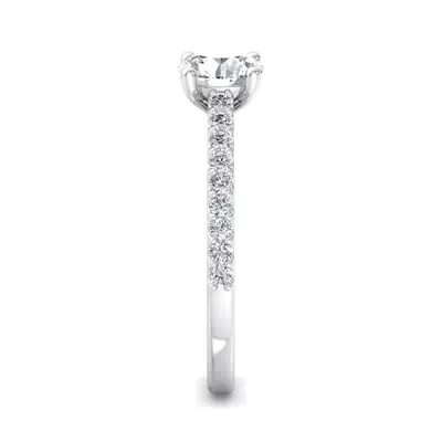 Kayla Pave Cathedral Engagement Ring
