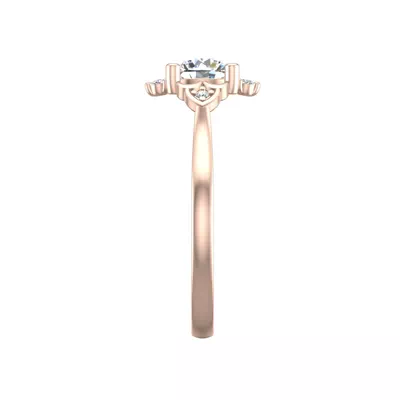 Aspen Art Deco Engagement Ring
