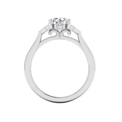 Aspen Art Deco Engagement Ring