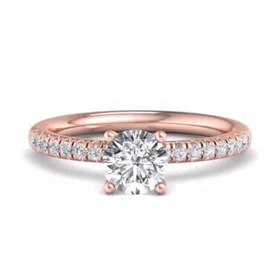 Charlotte Hidden Halo Engagement Ring