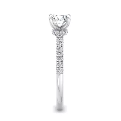 Charlotte Hidden Halo Engagement Ring