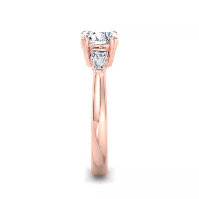 Brooklyn 3 Stone Engagement Ring