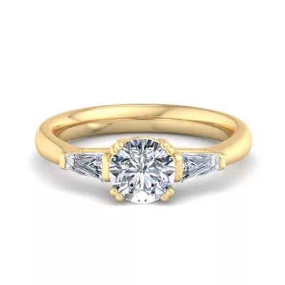 Brooklyn 3 Stone Engagement Ring