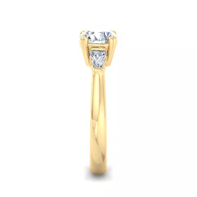 Brooklyn 3 Stone Engagement Ring