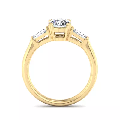 Brooklyn 3 Stone Engagement Ring
