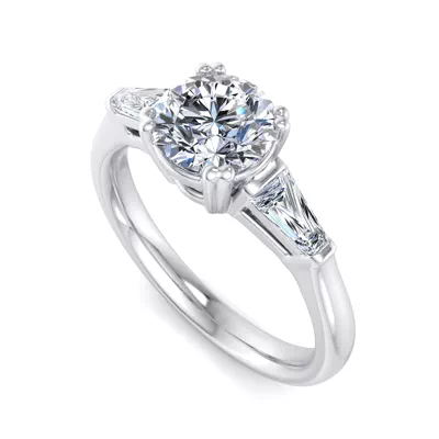 Brooklyn 3 Stone Engagement Ring