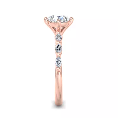 Aubrey Marquise Band Engagement Ring