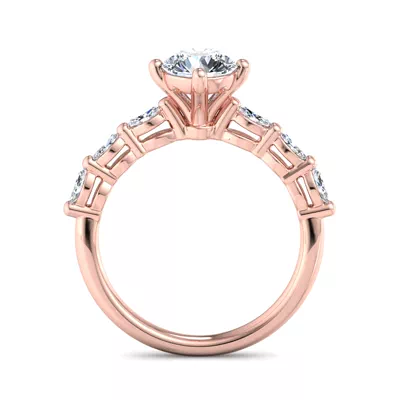Aubrey Marquise Band Engagement Ring