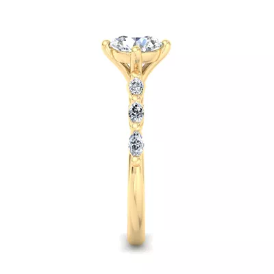 Aubrey Marquise Band Engagement Ring