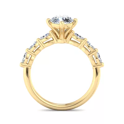 Aubrey Marquise Band Engagement Ring