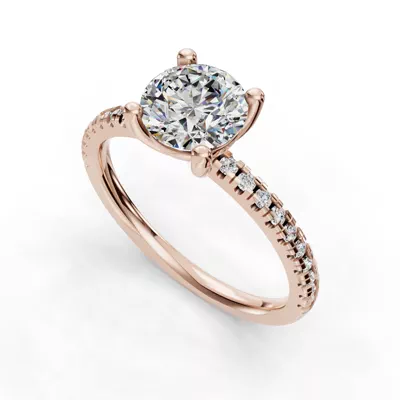 Kennedy Pave Engagement Ring