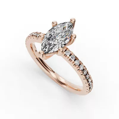 Kennedy Pave Engagement Ring