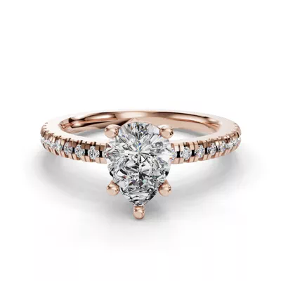 Kennedy Pave Engagement Ring