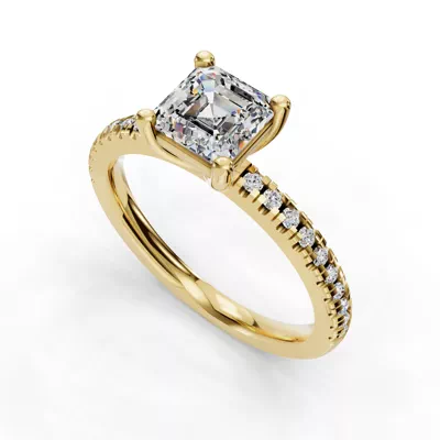 Kennedy Pave Engagement Ring