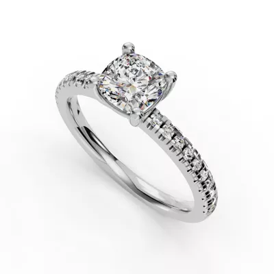 Kennedy Pave Engagement Ring