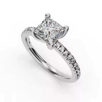 Kennedy Pave Engagement Ring