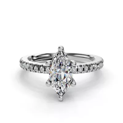 Kennedy Pave Engagement Ring