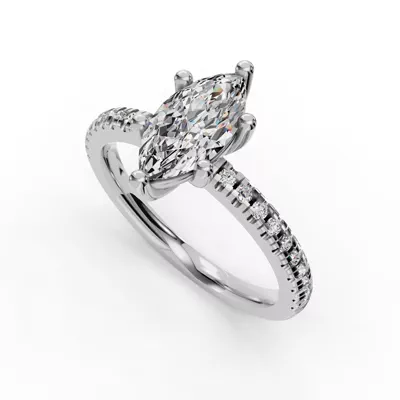 Kennedy Pave Engagement Ring