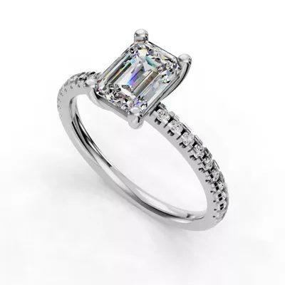 Kennedy Pave Engagement Ring