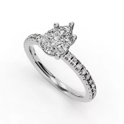 Kennedy Pave Engagement Ring