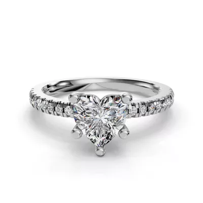 Kennedy Pave Engagement Ring