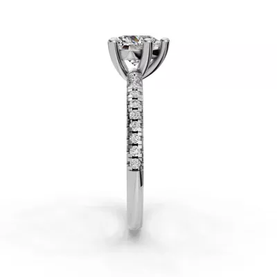 Kennedy Pave Engagement Ring