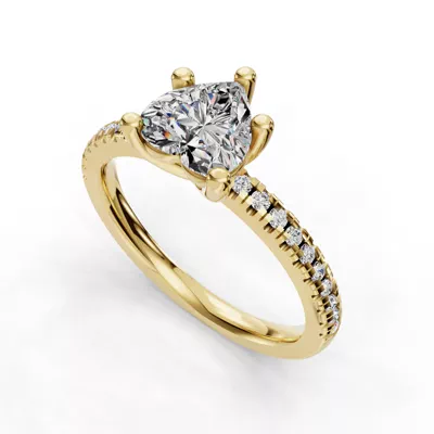 Kennedy Pave Engagement Ring