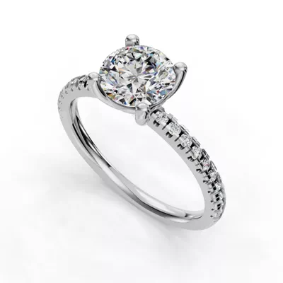 Kennedy Pave Engagement Ring