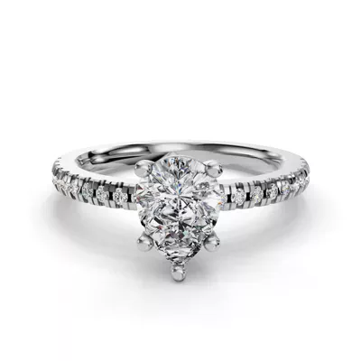 Kennedy Pave Engagement Ring