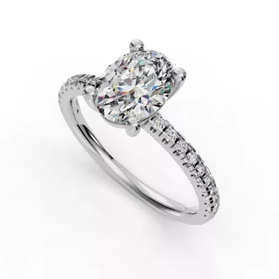 Kennedy Pave Engagement Ring