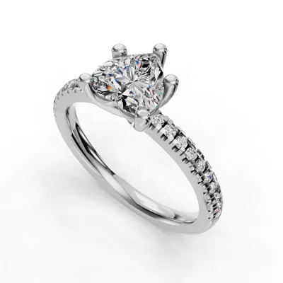 Kennedy Pave Engagement Ring