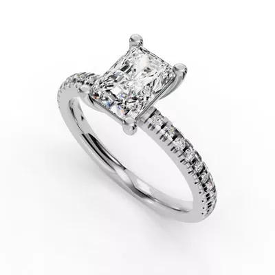 Kennedy Pave Engagement Ring