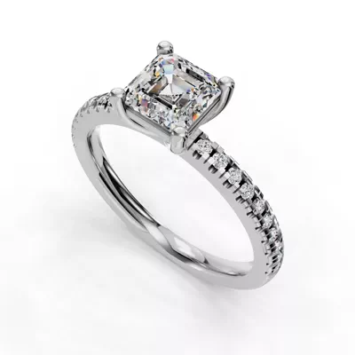 Kennedy Pave Engagement Ring