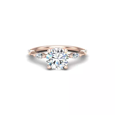 Navy Engagement Ring